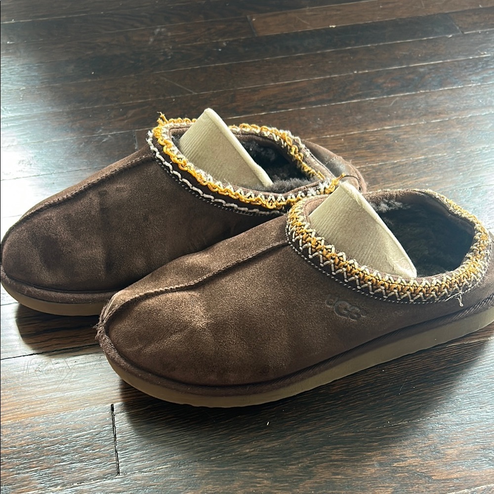UGG Brown Suede Slippers